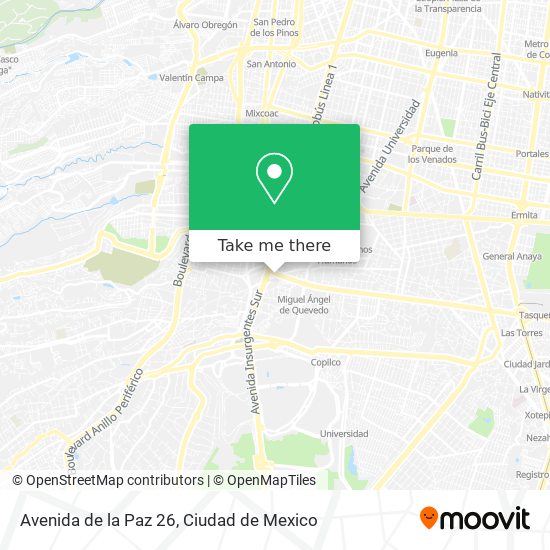 Mapa de Avenida de la Paz 26