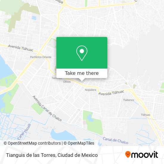 Tianguis de las Torres map