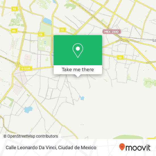 Mapa de Calle Leonardo Da Vinci