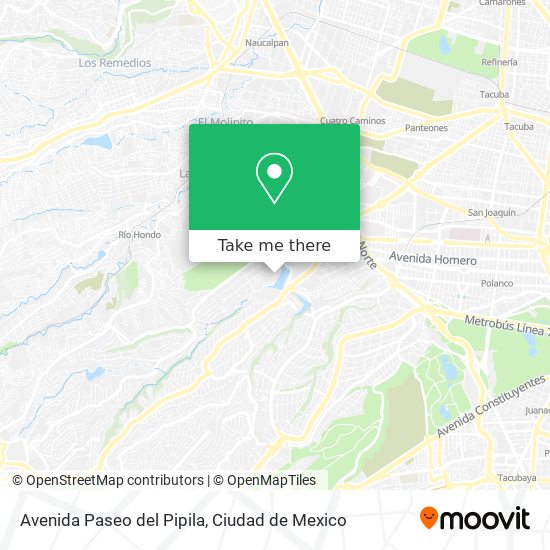 Avenida Paseo del Pipila map