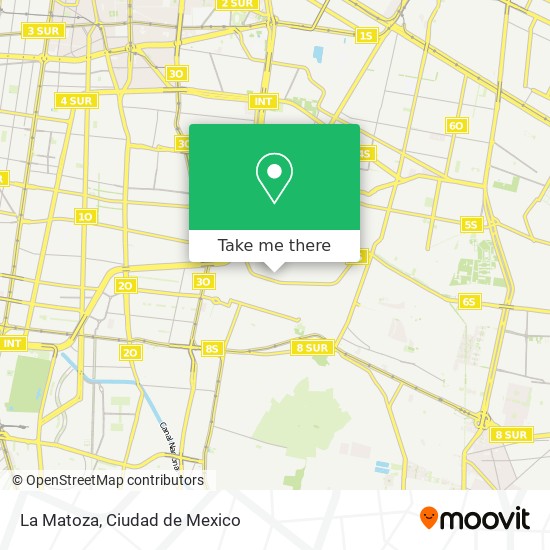 La Matoza map