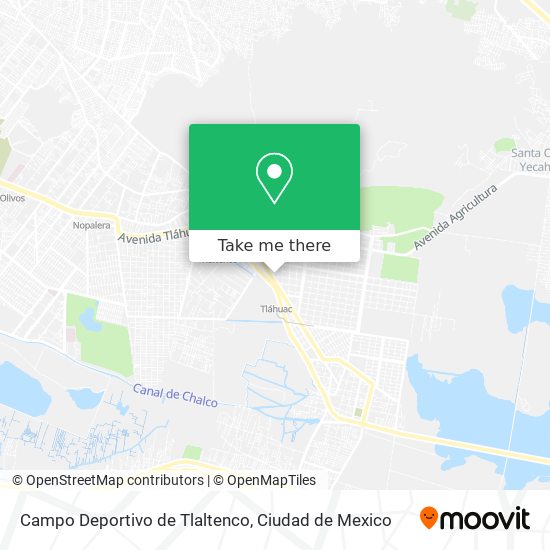 Campo Deportivo de Tlaltenco map