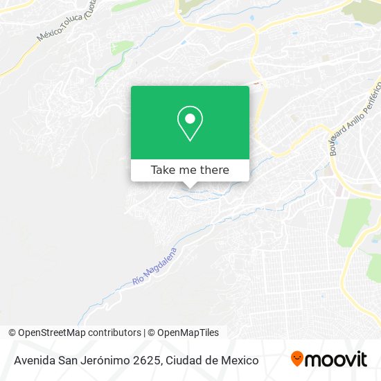 Avenida San Jerónimo 2625 map
