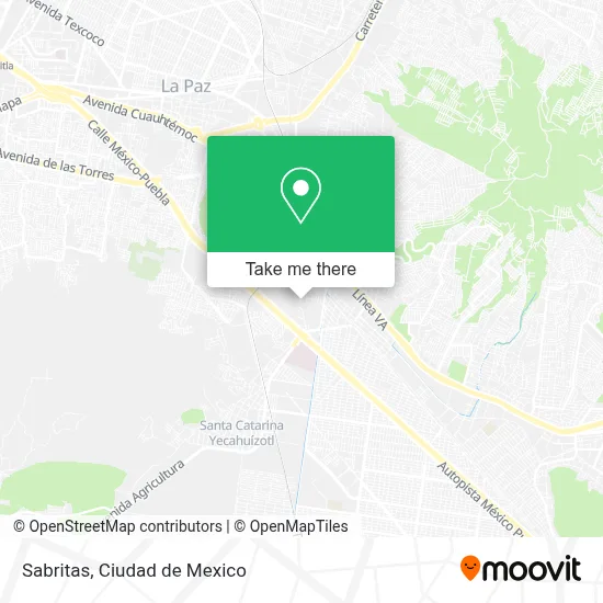 Sabritas map