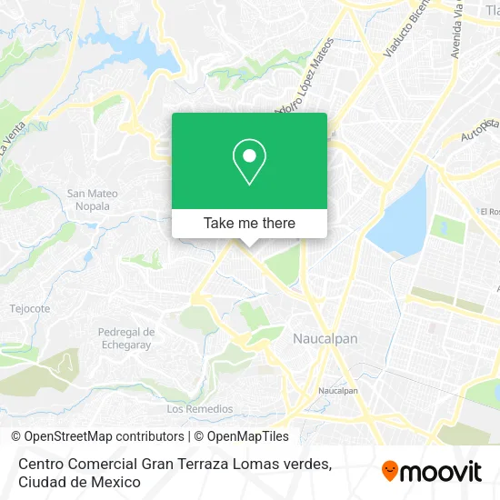 Centro Comercial Gran Terraza Lomas verdes map