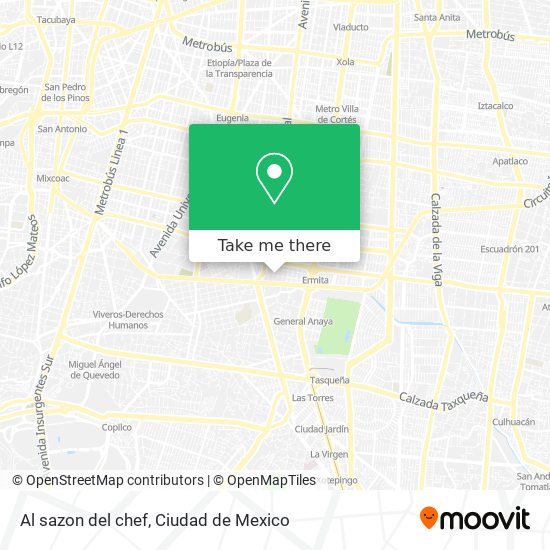 Al sazon del chef map