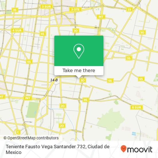 Teniente Fausto Vega Santander 732 map