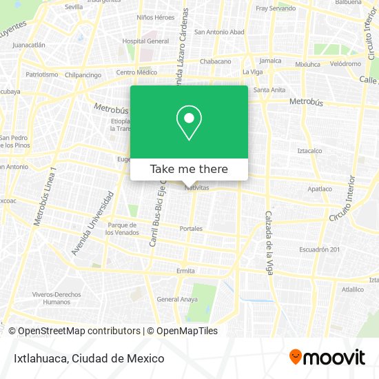 Mapa de Ixtlahuaca
