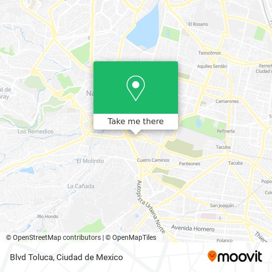 Mapa de Blvd Toluca