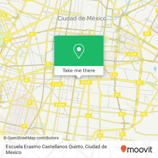 Escuela Erasmo Castellanos Quinto map