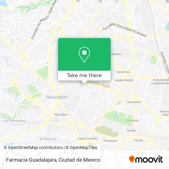 Farmacia Guadalajara map