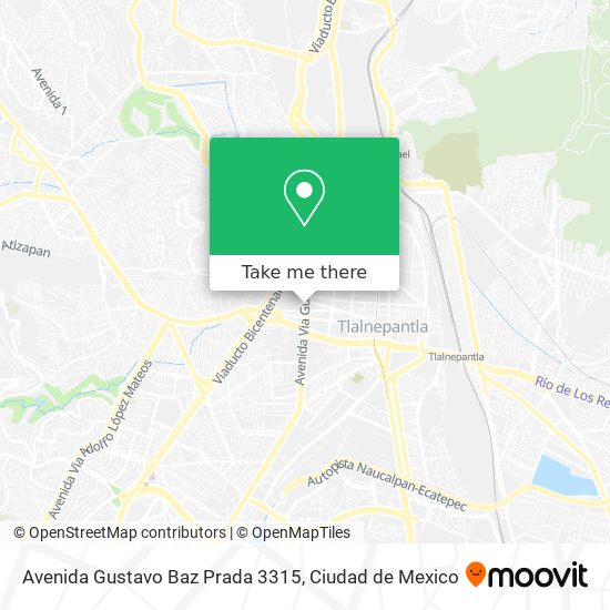 Avenida Gustavo Baz Prada 3315 map