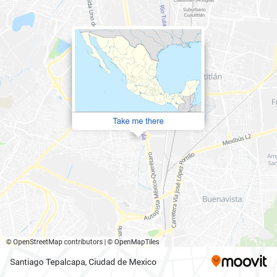 Santiago Tepalcapa map