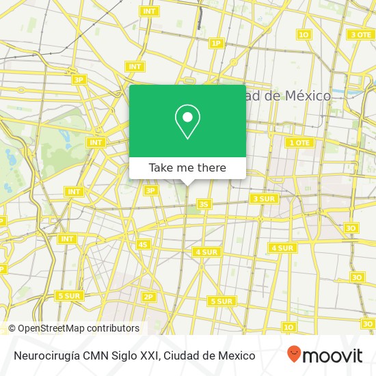 Neurocirugía CMN Siglo XXI map