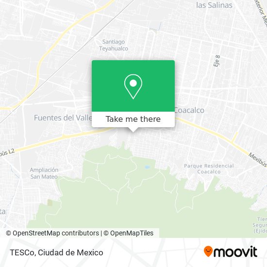 How to get to TESCo in Cuautitlán by Bus?