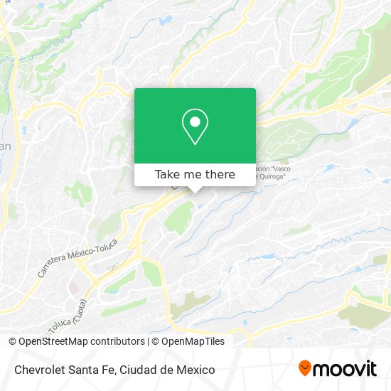 Chevrolet Santa Fe map