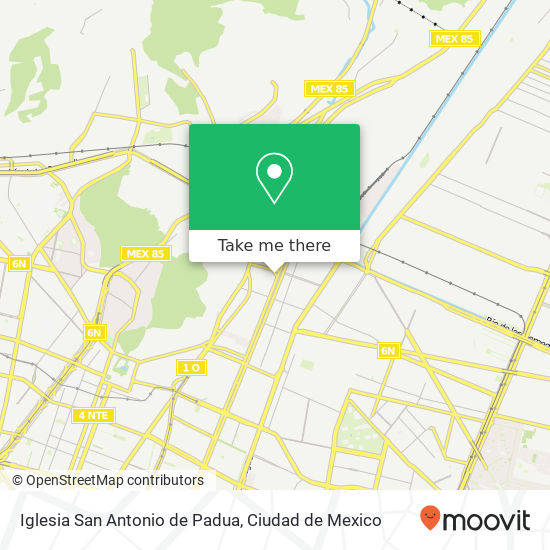 Iglesia San Antonio de Padua map