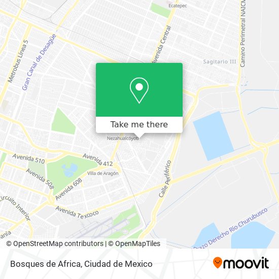 Bosques de Africa map