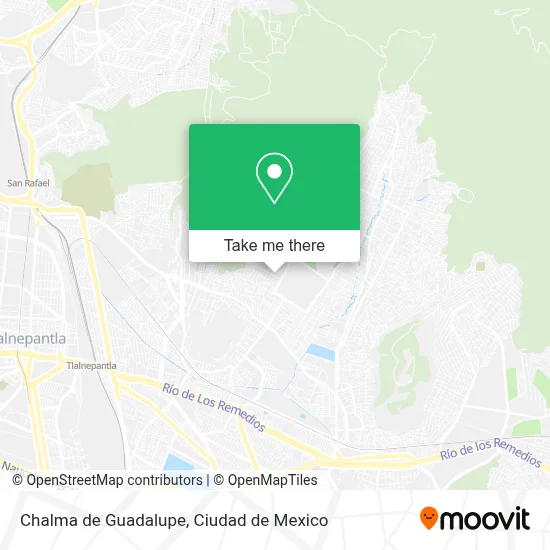 Chalma de Guadalupe map