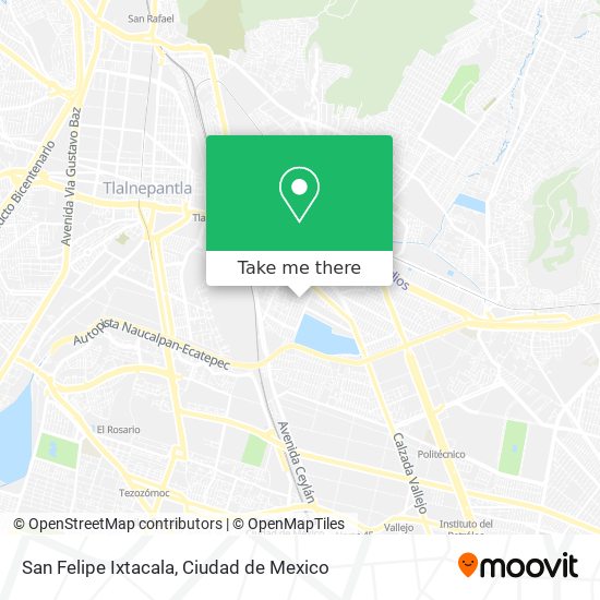 Mapa de San Felipe Ixtacala