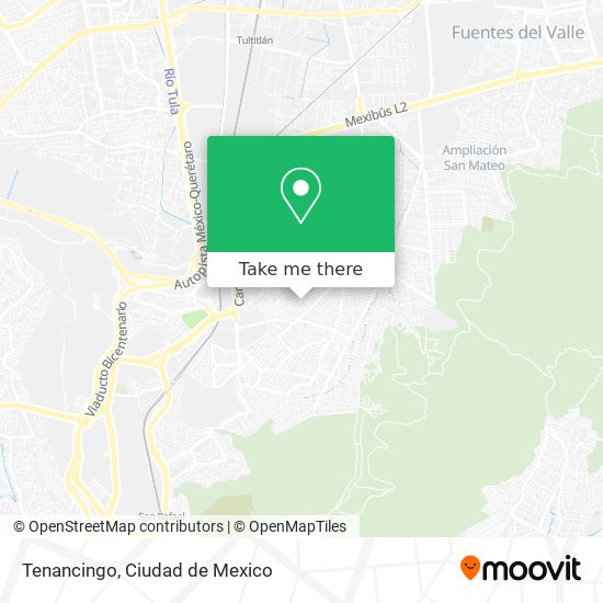 Mapa de Tenancingo