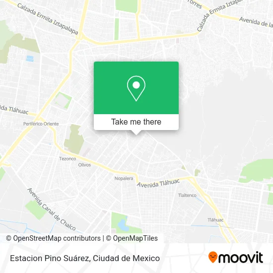 Estacion Pino Suárez map