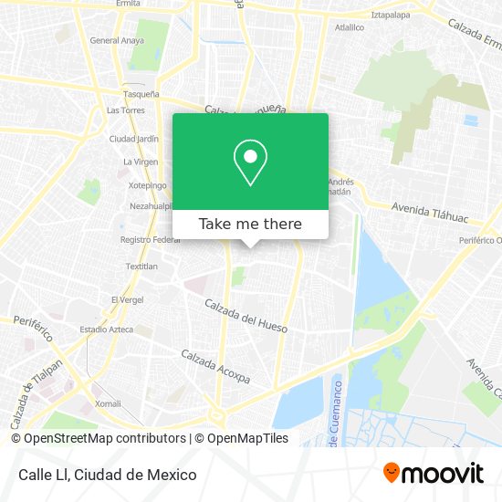 Calle Ll map