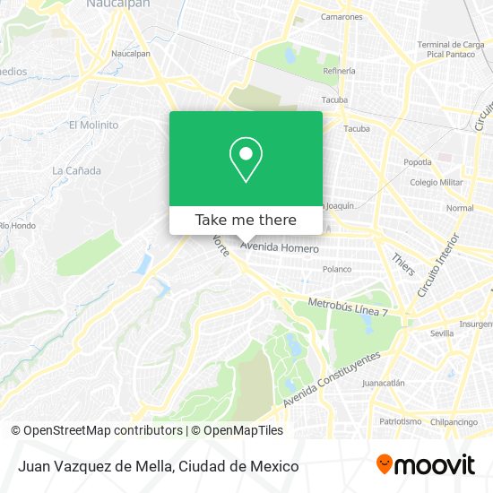 Mapa de Juan Vazquez de Mella