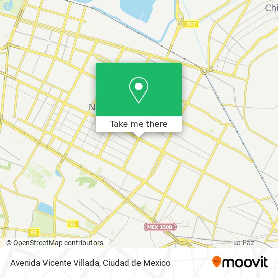 Avenida Vicente Villada map