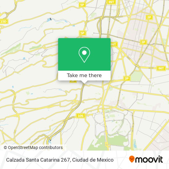 Calzada Santa Catarina 267 map