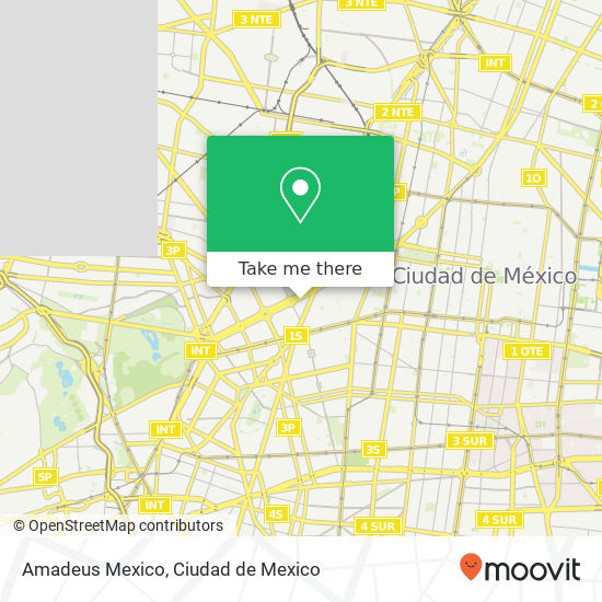 Amadeus Mexico map