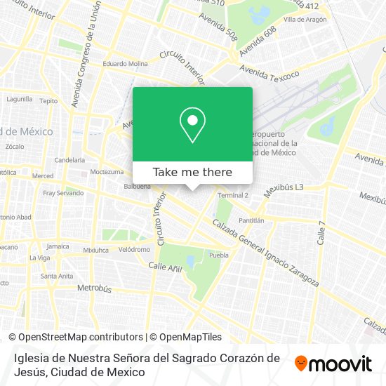 Iglesia de Nuestra Señora del Sagrado Corazón de Jesús map