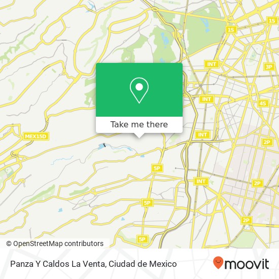 Panza Y Caldos La Venta map