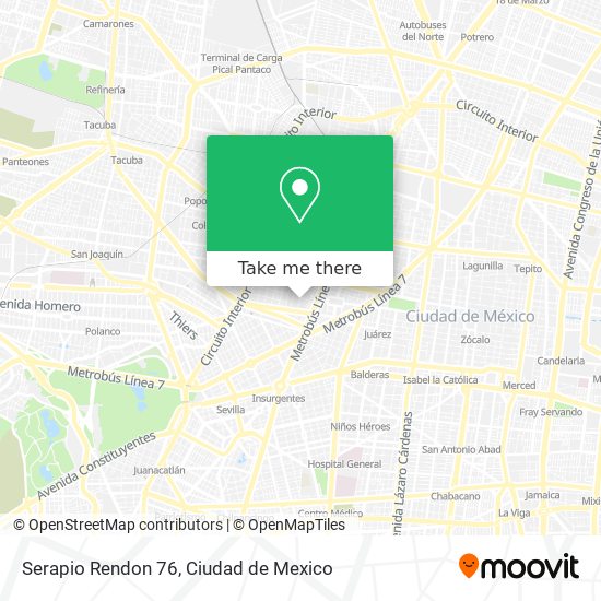 Mapa de Serapio Rendon 76