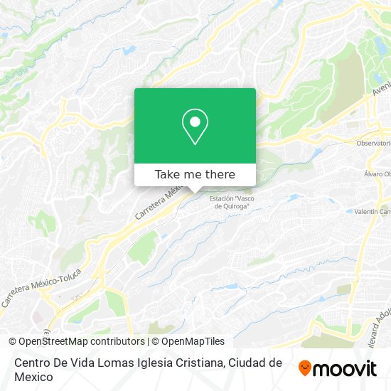 Mapa de Centro De Vida Lomas Iglesia Cristiana