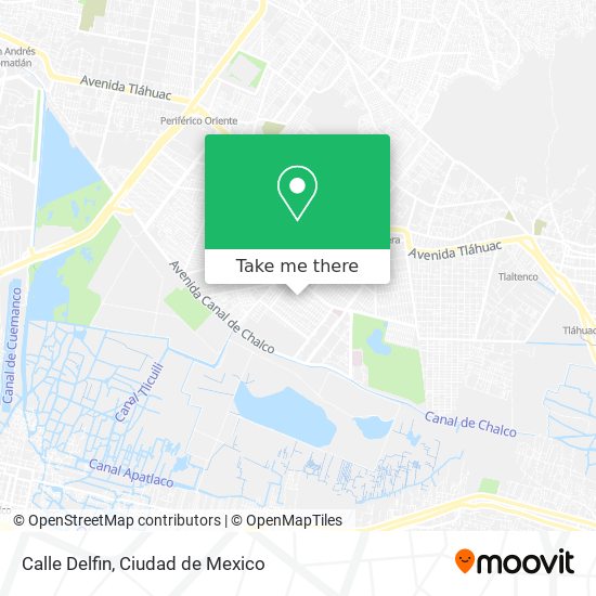 Mapa de Calle Delfin