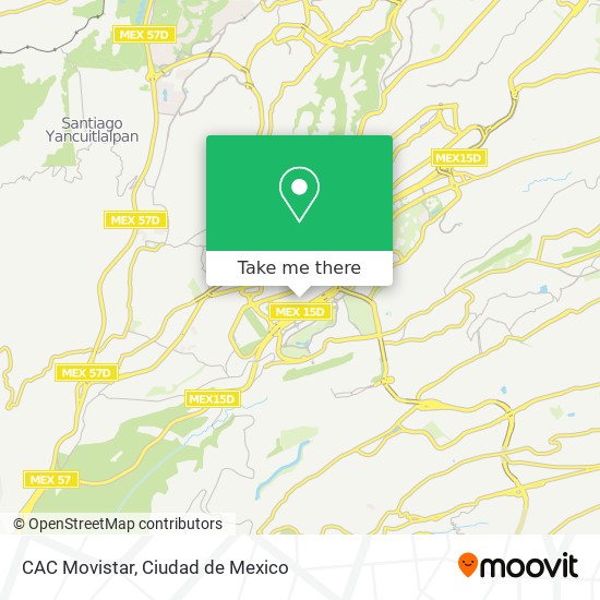 CAC Movistar map