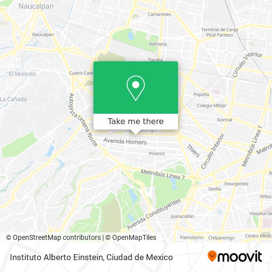 Mapa de Instituto Alberto Einstein