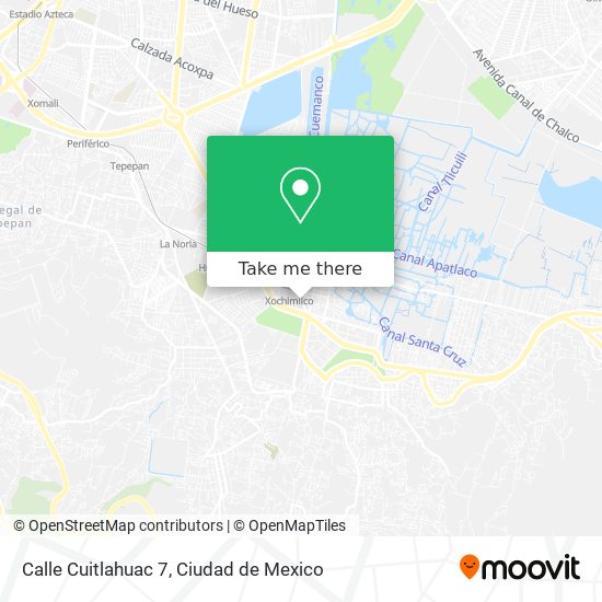 Mapa de Calle Cuitlahuac 7