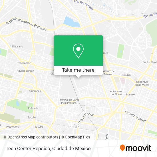 Tech Center Pepsico map