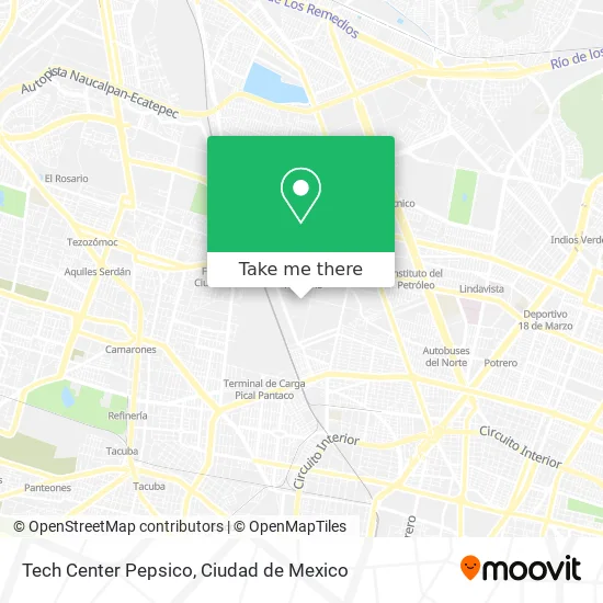 Tech Center Pepsico map