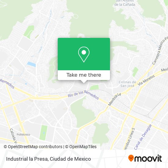 Industrial la Presa map