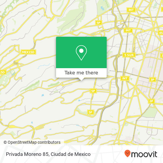 Privada Moreno 85 map