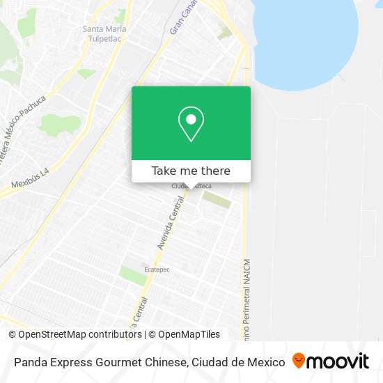 Panda Express Gourmet Chinese map