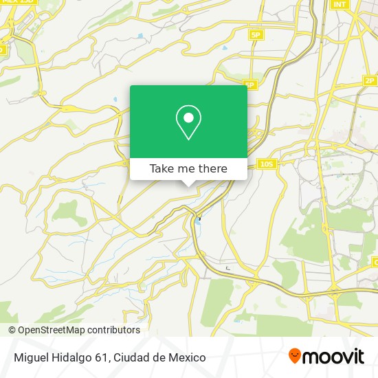 Miguel Hidalgo 61 map