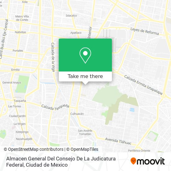 Almacen General Del Consejo De La Judicatura Federal map