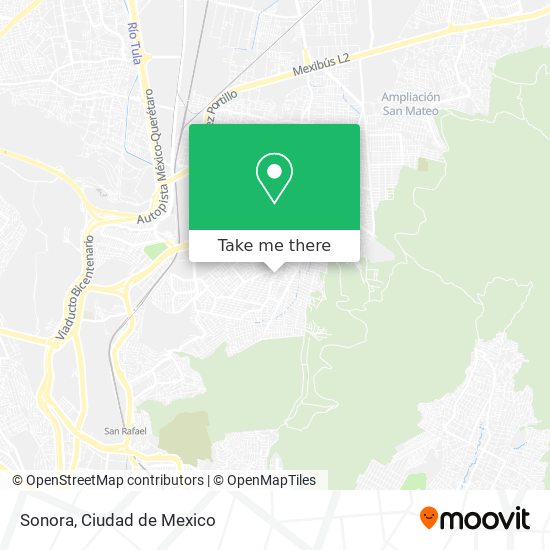 How to get to Sonora in Cuautitlán Izcalli by Bus or Train?