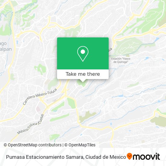 Pumasa Estacionamiento Samara map
