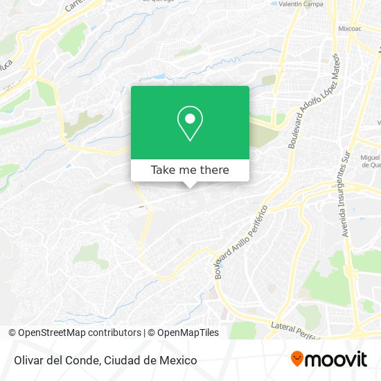 Olivar del Conde map