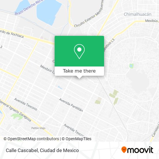 Calle Cascabel map